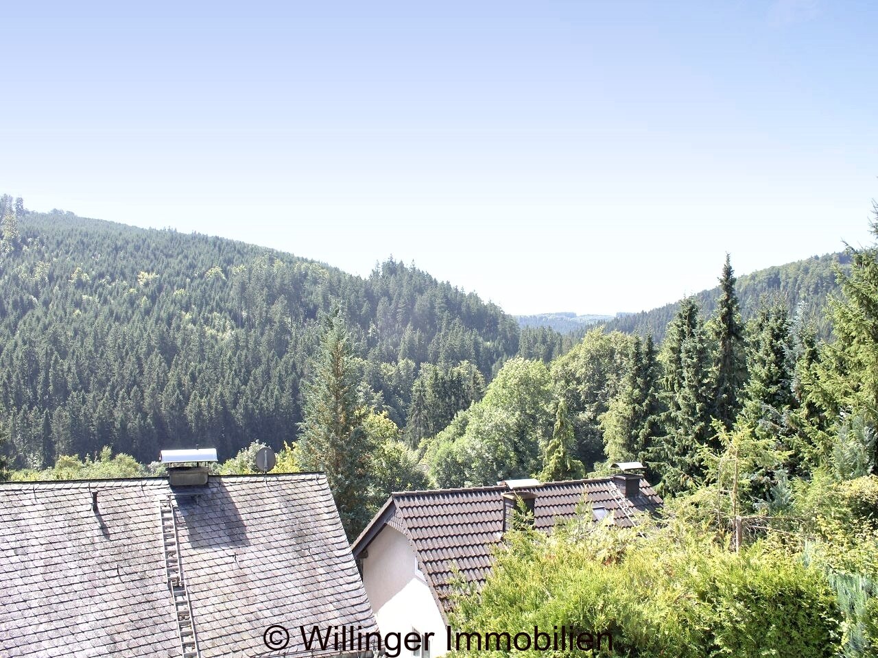 . Aussicht vom Balkon